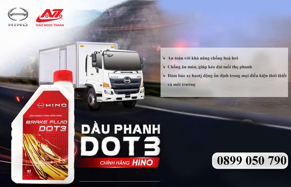 DẦU PHANH CHÍNH HÃNG HINO DOT3