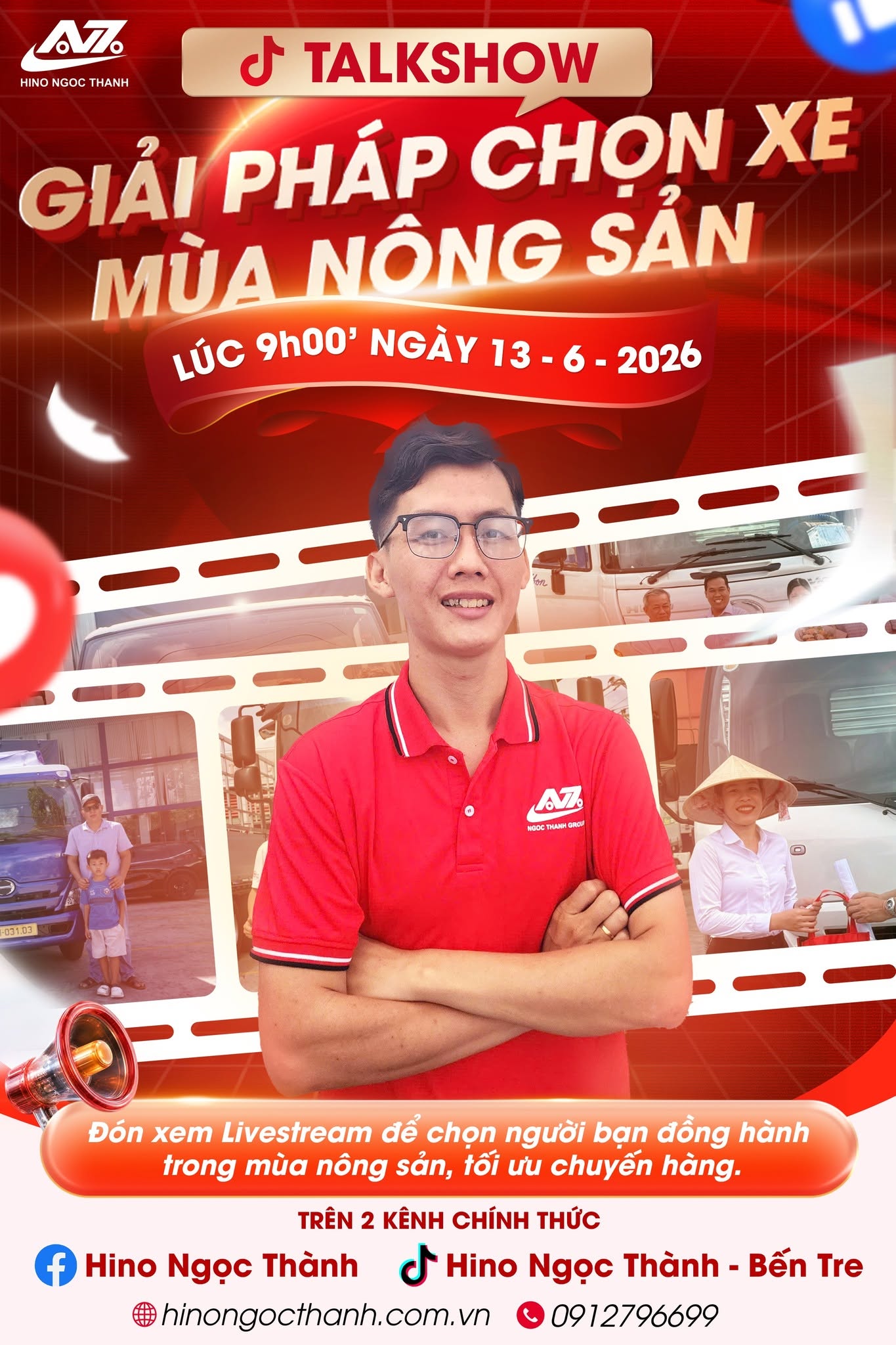 🚛  TALKSHOW LIVESTREAM - GIẢI PHÁP CHỌN XE MÙA NÔNG SẢN – TỐI ƯU CHUYẾN HÀNG, VỮNG VÀNG TÀI CHÍNH!  🌾